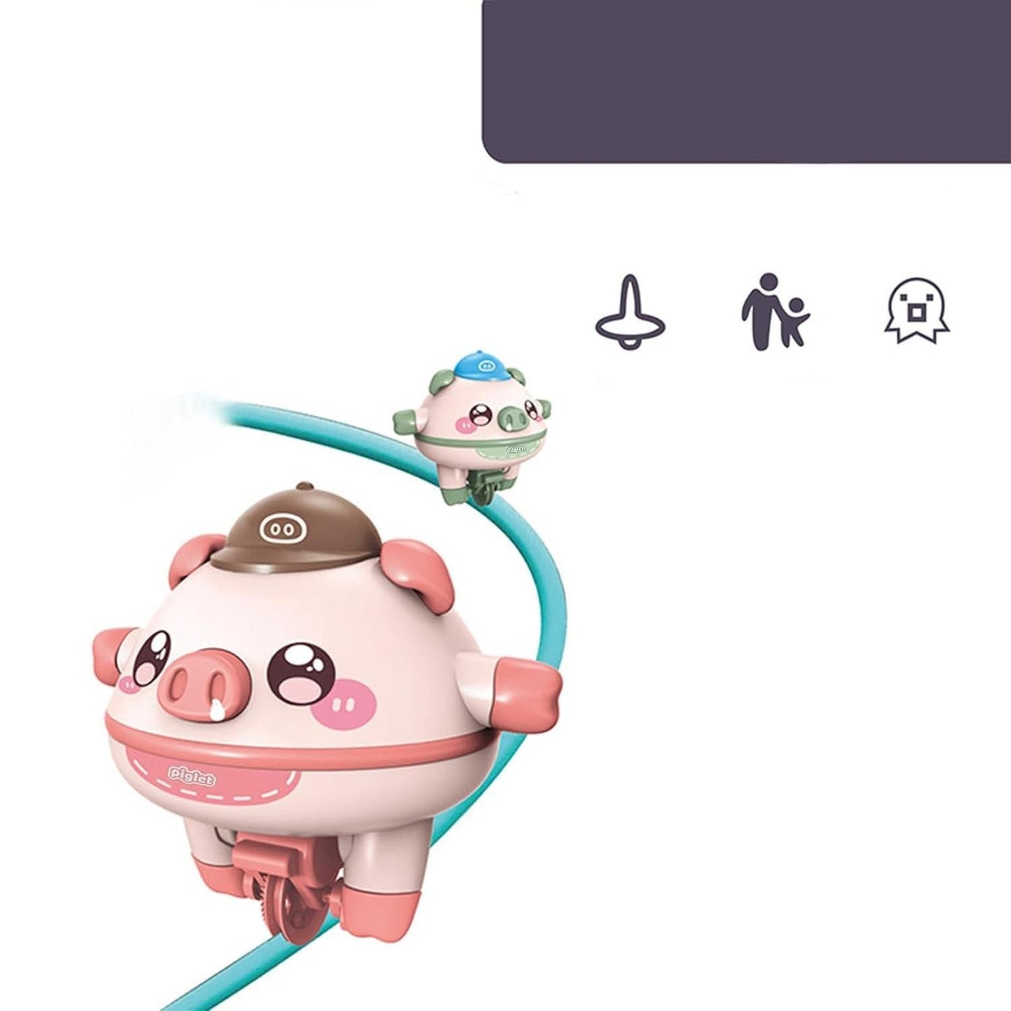 Fun on the Line: Tightrope Walking Piggy for Little Ones