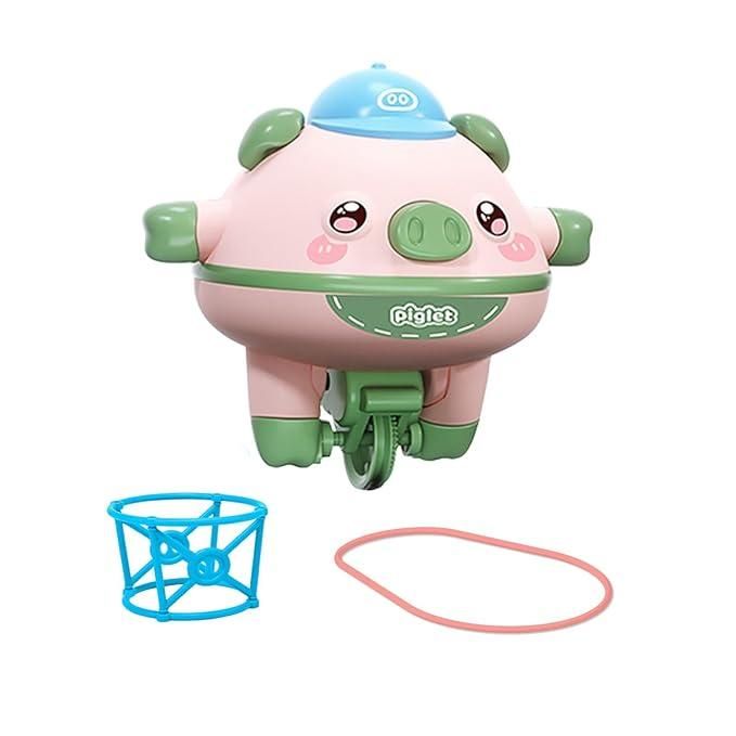 Fun on the Line: Tightrope Walking Piggy for Little Ones